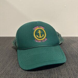 Knew York Yacht Club Trucker Hat Green
